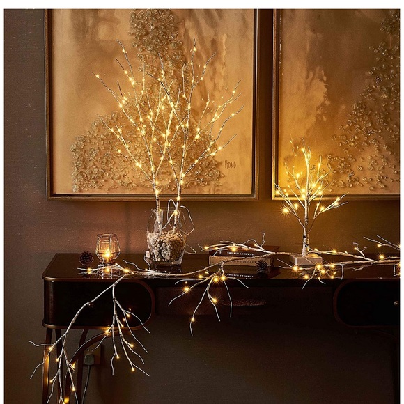 Party Supplies Artificial Twig Birch Tree Branch Fairy Lights Poshmark